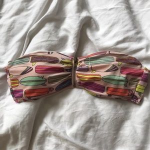 Bandeau bikini top